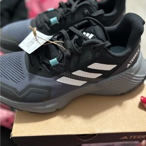 Adidas Terrex Black and grey Running Shoes